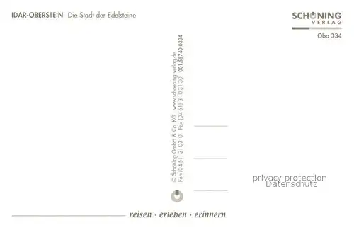 AK / Ansichtskarte Idar Oberstein Brunnen Kirche Museum Idar Oberstein