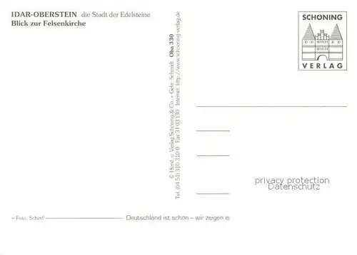 AK / Ansichtskarte Idar Oberstein Felsenkirche Idar Oberstein