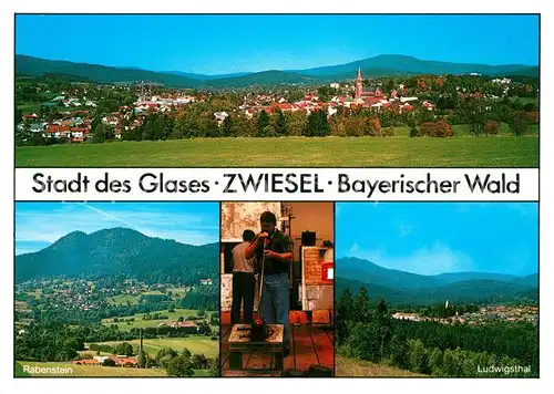 AK / Ansichtskarte Zwiesel_Niederbayern Ludwigsthal Rabenstein Zwiesel Niederbayern