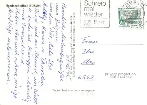 AK / Ansichtskarte Buesum_Nordseebad Fliegeraufnahme Leuchtturm  Buesum_Nordseebad