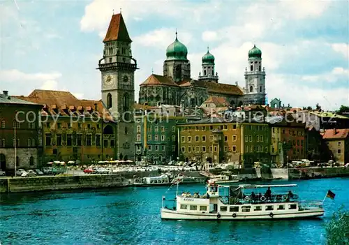 AK / Ansichtskarte Passau Dom Donau Passau