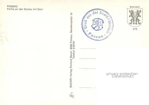 AK / Ansichtskarte Passau Dom Donau Passau