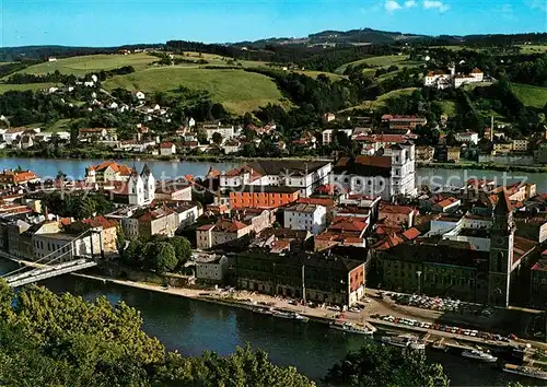 AK / Ansichtskarte Passau Altstadt Donau Inn Passau