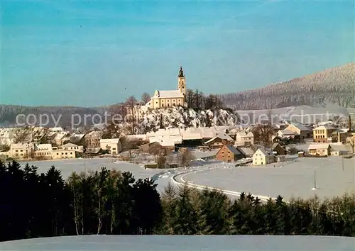 AK / Ansichtskarte Pleystein Kreuzberg Winterlandschaft Pleystein