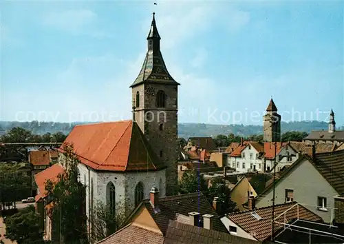 AK / Ansichtskarte Ravensburg_Wuerttemberg Gotische Pfarrkirche Sankt Jodok Ravensburg Wuerttemberg