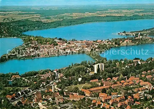 AK / Ansichtskarte Ratzeburg Inselstadt Naturpark Lauenburgische Seen Fliegeraufnahme Ratzeburg