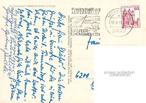 AK / Ansichtskarte Timmendorfer_Strand Ostseeheilbad Fliegeraufnahme Timmendorfer_Strand