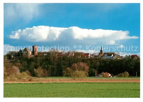 AK / Ansichtskarte Trendelburg Blick ueber die Felder zum Ort am Rheinhardwald Trendelburg