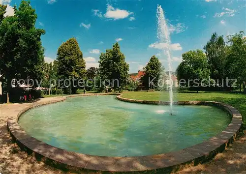 AK / Ansichtskarte Korb_Remstal Seeplatz Fontaene Korb_Remstal