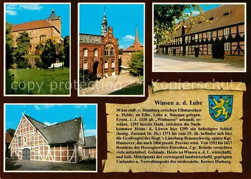 AK / Ansichtskarte Winsen_Luhe Schloss Rathaus Marstall Heimatmuseum Winsen Luhe