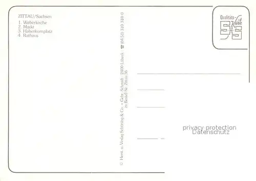 AK / Ansichtskarte Zittau Weberkirche Markt Haberkornplatz Rathaus Zittau