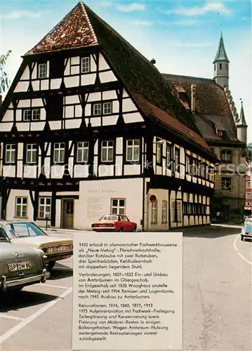 AK / Ansichtskarte Biberach_Riss Altes Rathaus Biberach Riss