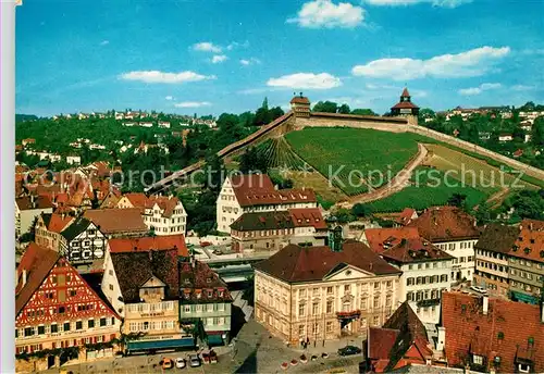 AK / Ansichtskarte Esslingen_Neckar Blick zur Burg Esslingen Neckar