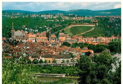 AK / Ansichtskarte Esslingen_Neckar Fliegeraufnahme Esslingen Neckar