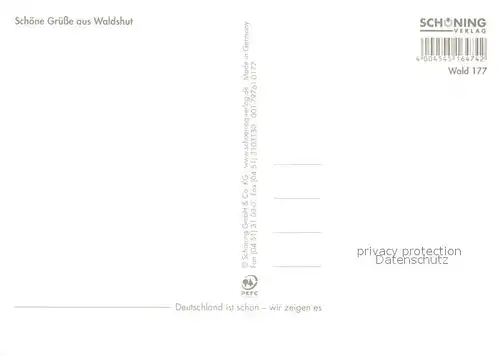 AK / Ansichtskarte Waldshut Tiengen Rathaus Kaiserstrasse Rheinfaehre Unteres Tor Waldshut Tiengen