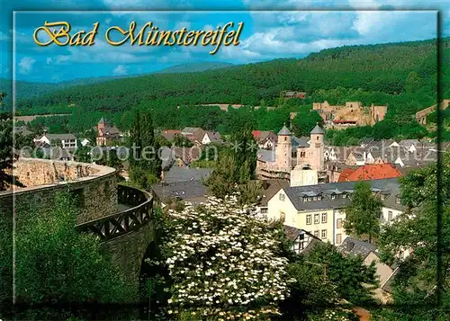 AK / Ansichtskarte Muenstereifel_Bad Kirche Stadtmauer Muenstereifel_Bad