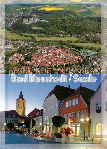 AK / Ansichtskarte Neustadt_Bad Fliegeraufnahme Marktplatz Neustadt_Bad