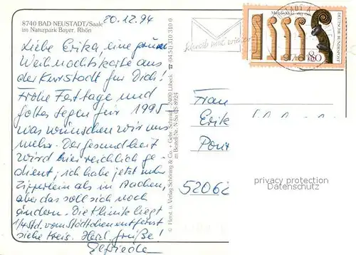 AK / Ansichtskarte Neustadt_Bad Fliegeraufnahme Schwimmbad Kirche Neustadt_Bad