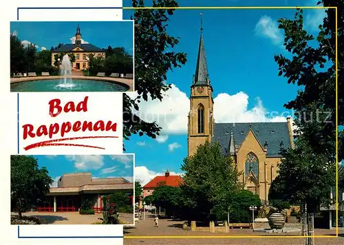 AK / Ansichtskarte Bad_Rappenau Kirche Brunnen Bad_Rappenau