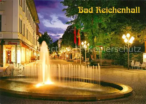 AK / Ansichtskarte Bad_Reichenhall Abendliche Ludwigstrasse Bad_Reichenhall