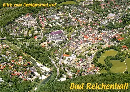 AK / Ansichtskarte Bad_Reichenhall Blick vom Predigtstuhl Panorama Bad_Reichenhall