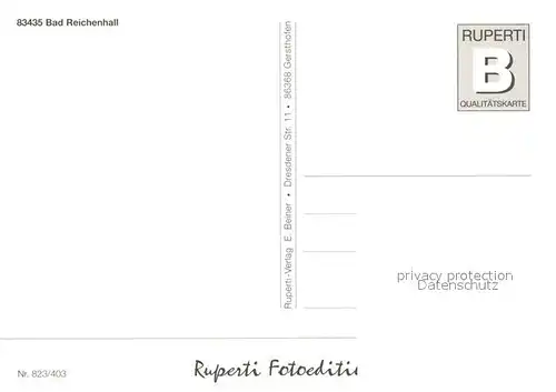 AK / Ansichtskarte Bad_Reichenhall Blick vom Predigtstuhl Panorama Bad_Reichenhall