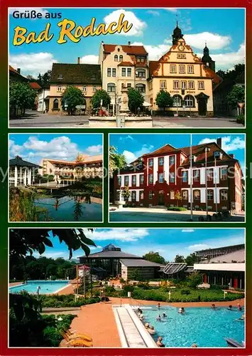 AK / Ansichtskarte Rodach_Bad Medical Park Jagdschloss Rathaus Rodach_Bad