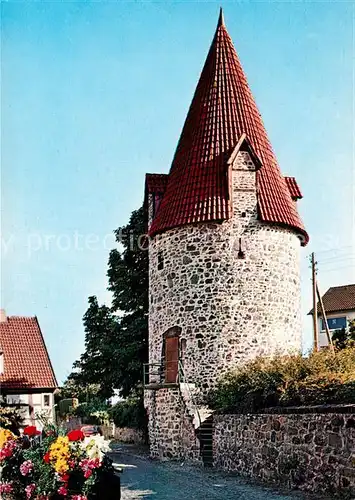 AK / Ansichtskarte Bad_Salzuflen Turm alte Stadtmauer Bad_Salzuflen