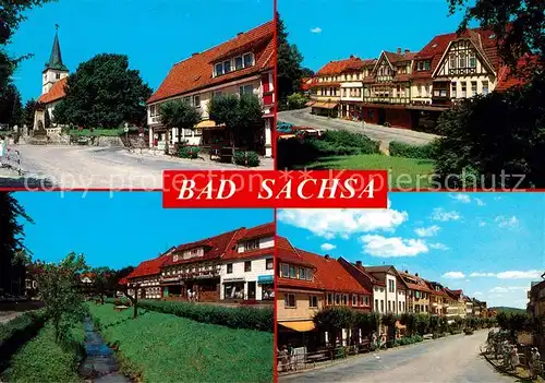 AK / Ansichtskarte Bad_Sachsa_Harz Stadtansichten Kirche Bad_Sachsa_Harz