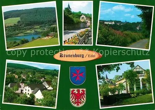 AK / Ansichtskarte Kronenburg_Eifel Panoramen Kronenburg Eifel