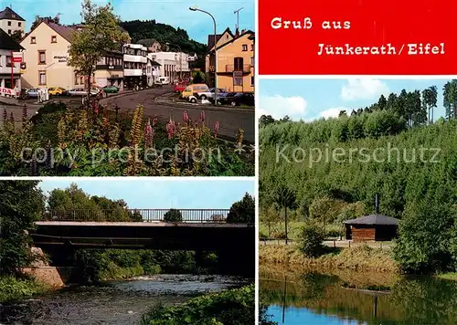 AK / Ansichtskarte Juenkerath Bruecke Stadtansicht Juenkerath