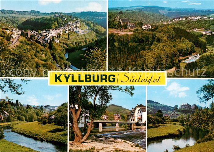 AK / Ansichtskarte Kyllburg_Rheinland Pfalz Panoramen Bruecke Kyllburg