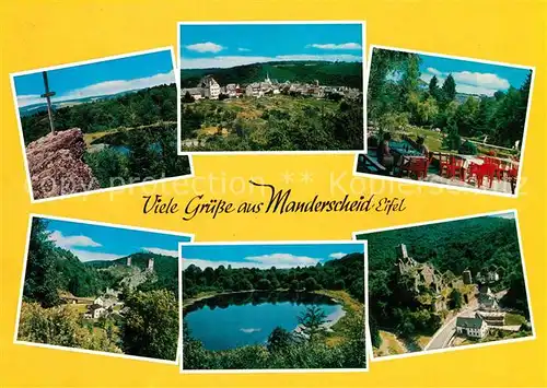 AK / Ansichtskarte Manderscheid_Eifel Panoramen Manderscheid Eifel