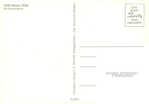 AK / Ansichtskarte Mayen Genovevaburg Mayen