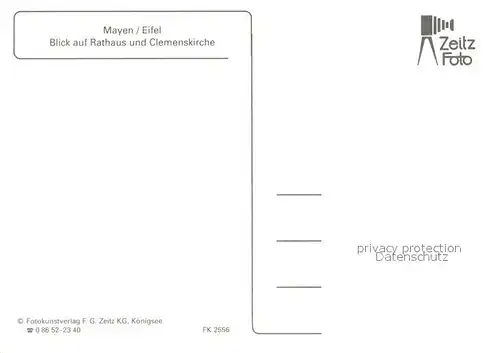 AK / Ansichtskarte Mayen Rathaus Clemenskirche Mayen