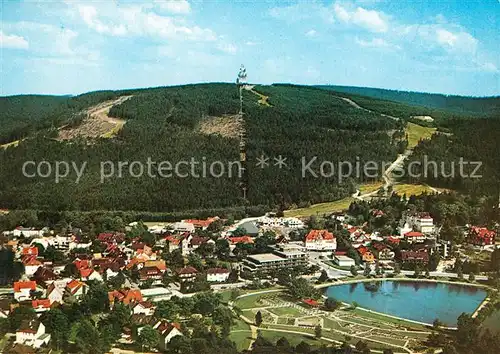 AK / Ansichtskarte Hahnenklee Bockswiese_Harz Fliegeraufnahme Hahnenklee Bockswiese