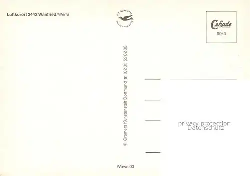 AK / Ansichtskarte Wanfried Uferpartie an der Werra Fachwerkhaeuser Kirche Wanfried