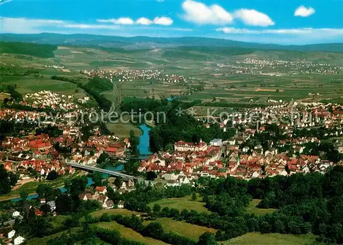 AK / Ansichtskarte Rotenburg_Fulda Luftkurort Fliegeraufnahme Rotenburg Fulda