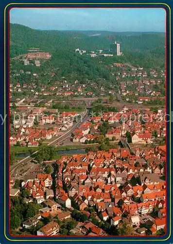 AK / Ansichtskarte Rotenburg_Fulda Herz  und Kreislaufzentrum Hotel Rodenberg Luftkurort Fliegeraufnahme Rotenburg Fulda