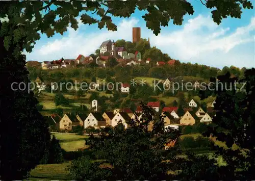 AK / Ansichtskarte Krofdorf Gleiberg Blick zur Burg Gleiberg Krofdorf Gleiberg