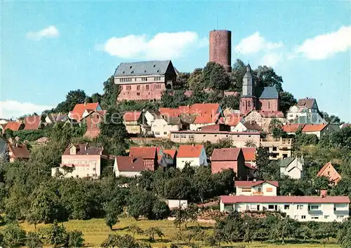 AK / Ansichtskarte Krofdorf Gleiberg Teilansicht mit Burg Gleiberg Krofdorf Gleiberg