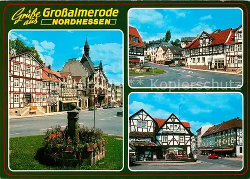 AK / Ansichtskarte Grossalmerode Altstadt Historische Gebaeude Fachwerkhaeuser Grossalmerode