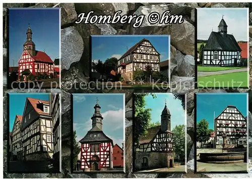 AK / Ansichtskarte Homberg_Ohm Altstadt Historische Fachwerkhaeuser Homberg Ohm