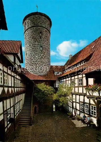 AK / Ansichtskarte Ludwigstein_Werleshausen Jugendburg Ludwigstein Fachwerk Ludwigstein_Werleshausen