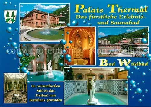 AK / Ansichtskarte Bad_Wildbad Palais Thermal Erlebnisbad Saunabad Kurort im Schwarzwald Bad_Wildbad