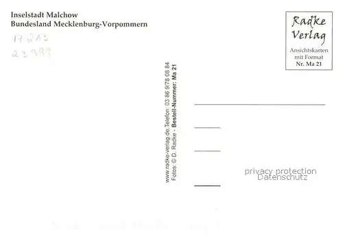 AK / Ansichtskarte Malchow Blick uebers Wasser zur Klosterkirche Mecklenburgische Seenplatte Malchow