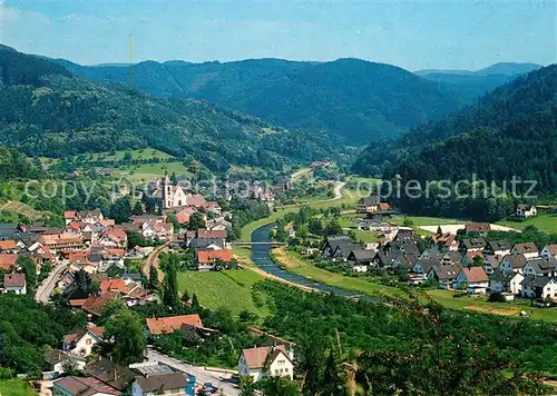 AK / Ansichtskarte Lautenbach_Renchtal Fliegeraufnahme Lautenbach Renchtal