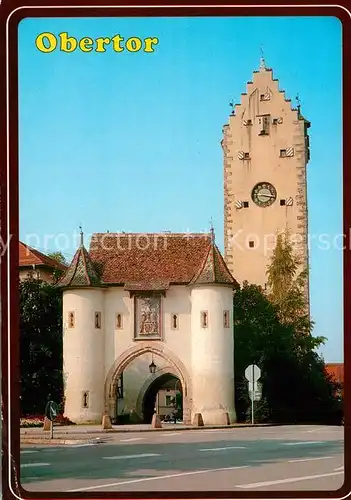 AK / Ansichtskarte Pfullendorf Obertor Pfullendorf