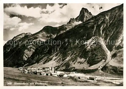 AK / Ansichtskarte Hinterrhein Einshorn Hinterrhein