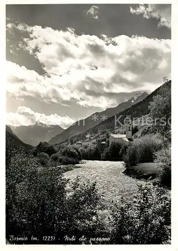 AK / Ansichtskarte Bormio Nubi che passano Bormio